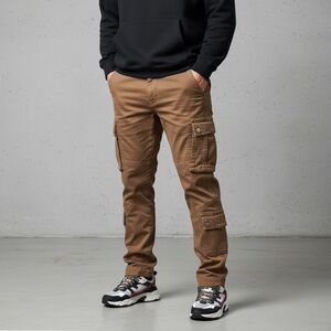 Brown Utility Sz 40 Men's pocket Cargo style Jeans